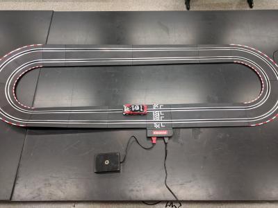 oval slot car track